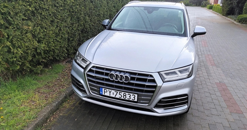 Audi Q5 cena 108500 przebieg: 142000, rok produkcji 2018 z Poznań małe 277